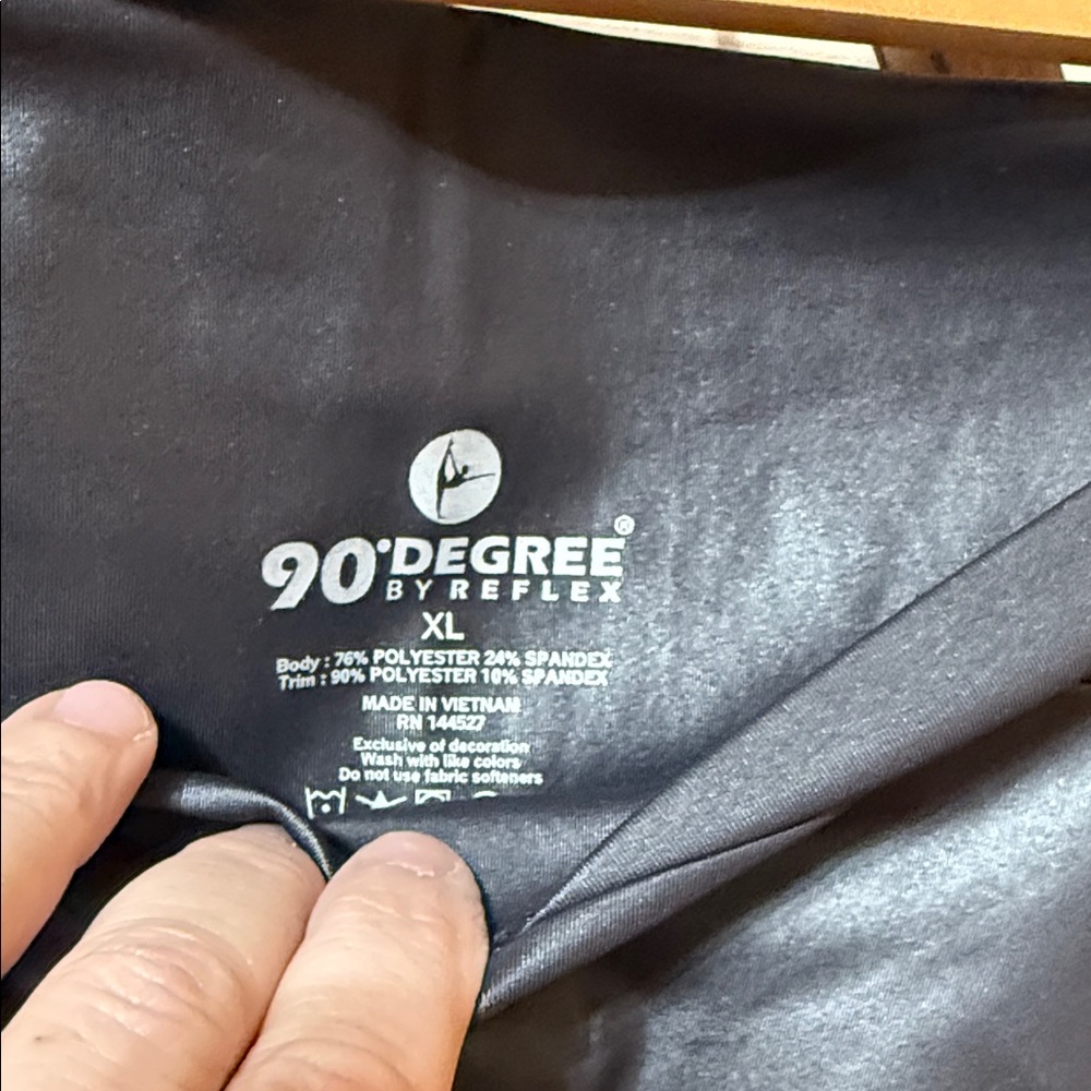 90 Degree By Reflex Brown and Black Boot Cut Pants - Picture 5 of 9